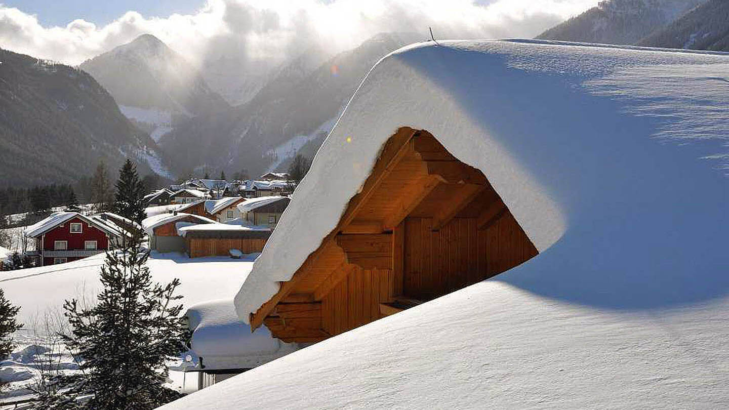 Chalet Lisa in Rohrmoos – Außenansicht im Winter