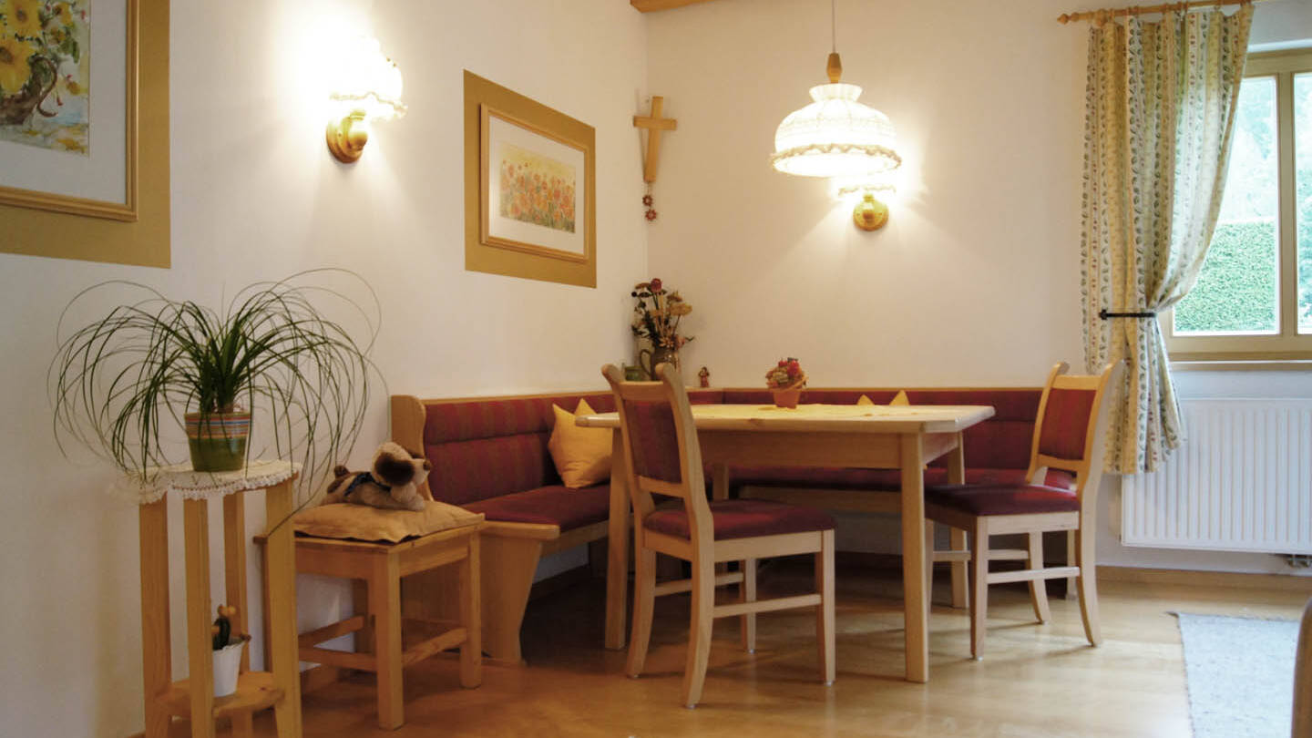 Appartement Fuchs in Schladming – Essbereich